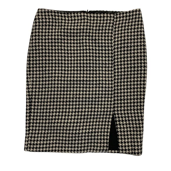 White House Black Market Dresses & Skirts - WHBM 6 Houndstooth Lined Wool Blend Skirt White House Black Market Alabama